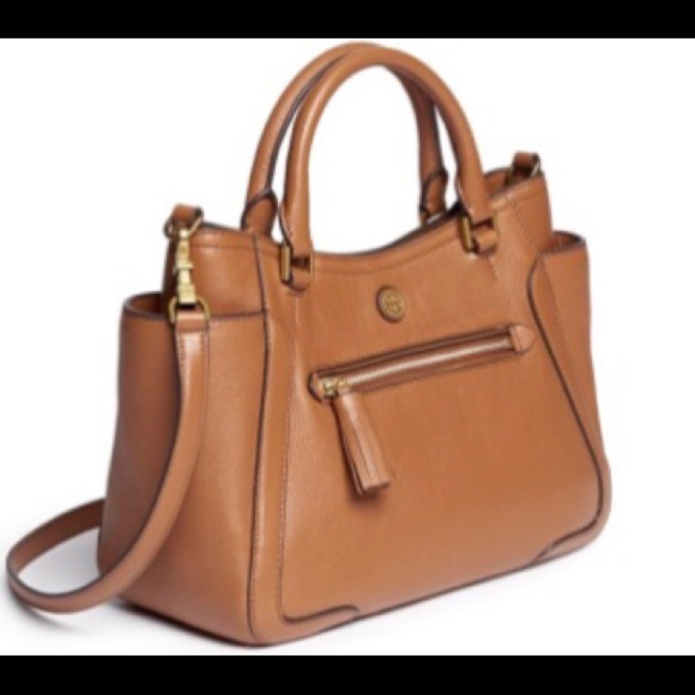 Tory Burch Frances small satchel - Bark